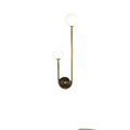 Modern Gold LED Wall Lamp: Illuminate Your Bedroom and Living Spaces with Style-0