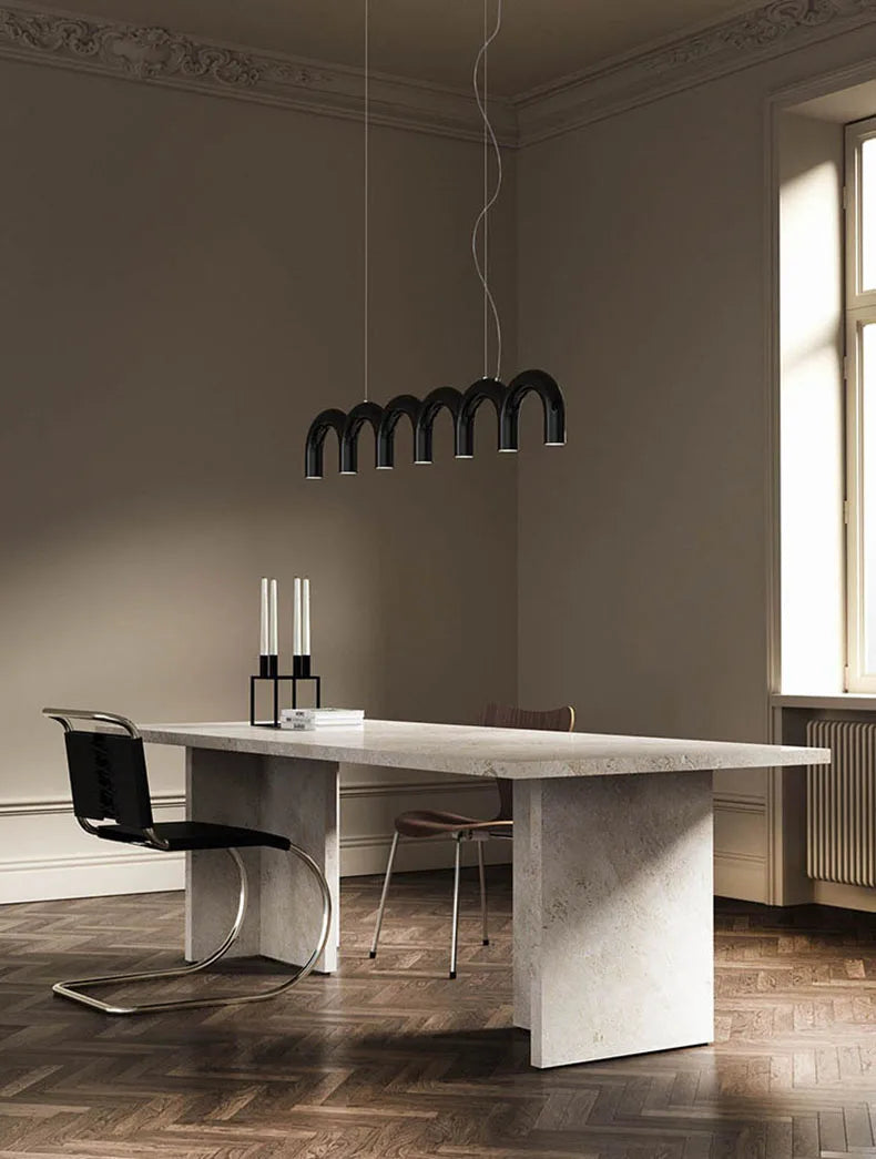High-level LED Chandelier Modern Art Lights Bedroom Kitchen Designer Bar Long Lamps Restaurant Living Room Home Decor Lighting