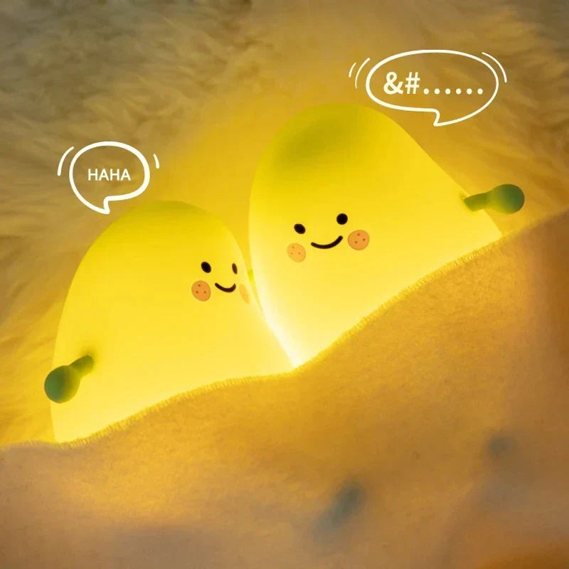 Cute Mango Night Light-4
