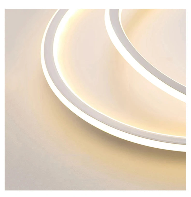 Modern LED Lights White Ceiling Light for Living Room Bedroom Study Lustre Home Decorative Ceiling Lamp Indoor Lighting Fixture
