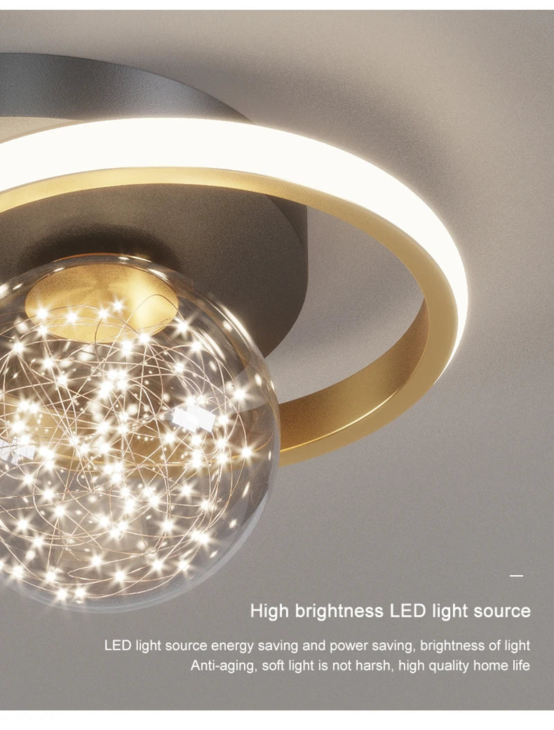 LED Ceiling Lights Interior Lighting Home Decor For Living Room Dining Table Bedroom Closets Corridor Modern Ceiling Lamp