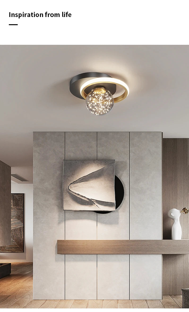 LED Ceiling Lights Interior Lighting Home Decor For Living Room Dining Table Bedroom Closets Corridor Modern Ceiling Lamp