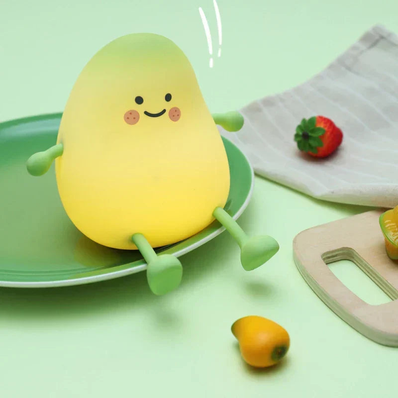 Cute Mango Night Light-2