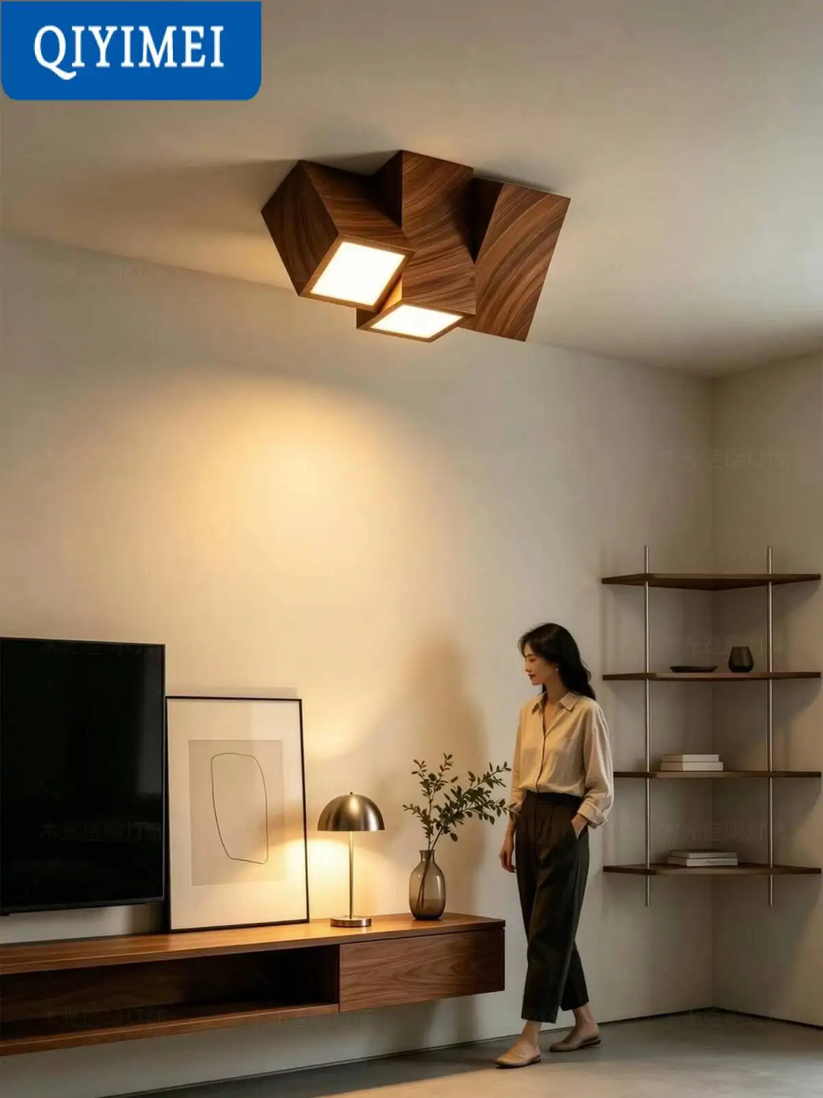 New LED Chandeliers Minimalist Combination Living Room Lamp Indoor Lighting Light Fixture Kitchen Lustre Lamp Ceiling Chandelier
