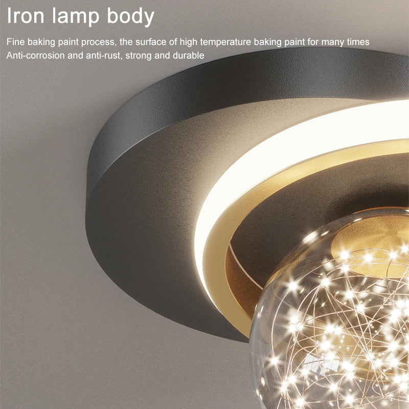 LED Ceiling Lights Interior Lighting Home Decor For Living Room Dining Table Bedroom Closets Corridor Modern Ceiling Lamp