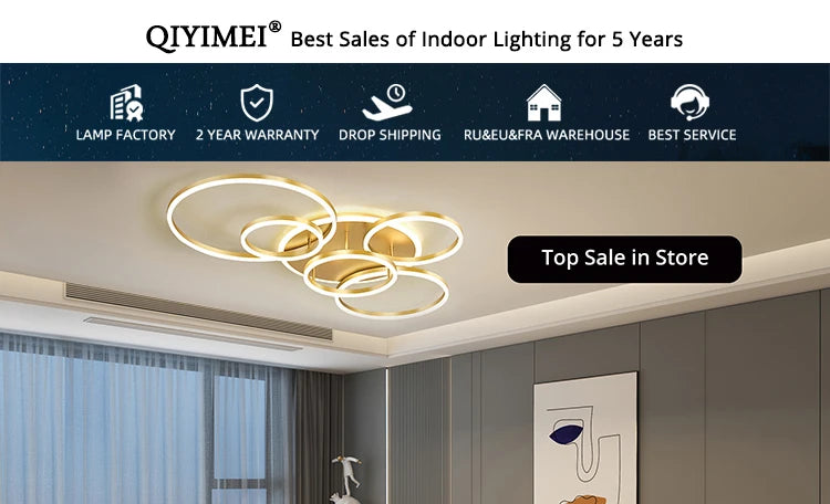 New LED Chandeliers Minimalist Combination Living Room Lamp Indoor Lighting Light Fixture Kitchen Lustre Lamp Ceiling Chandelier