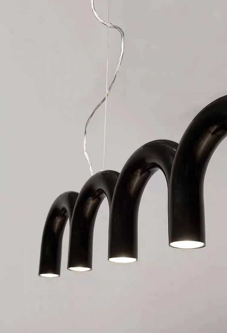 High-level LED Chandelier Modern Art Lights Bedroom Kitchen Designer Bar Long Lamps Restaurant Living Room Home Decor Lighting