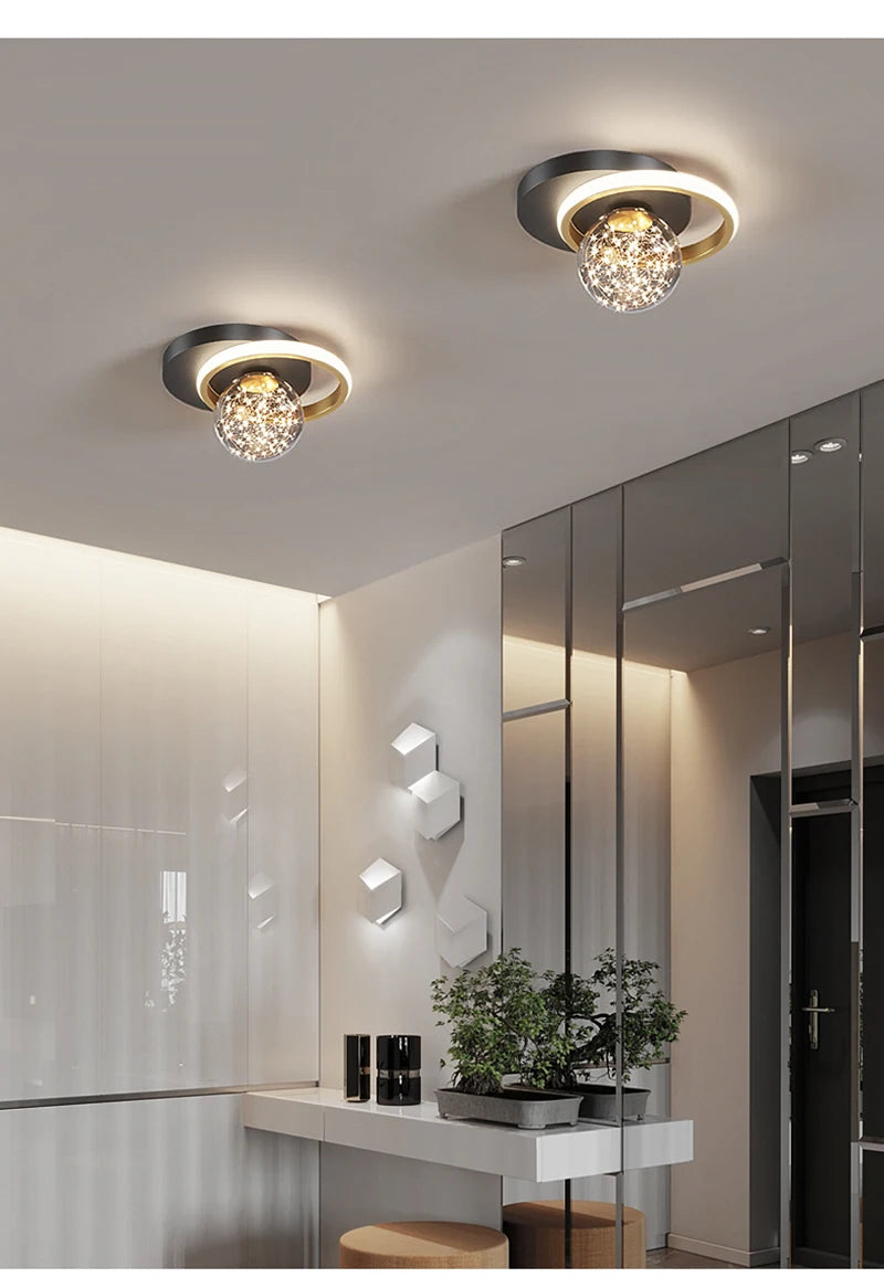 LED Ceiling Lights Interior Lighting Home Decor For Living Room Dining Table Bedroom Closets Corridor Modern Ceiling Lamp