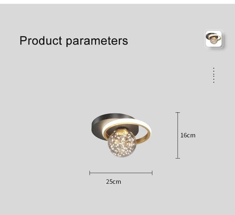 LED Ceiling Lights Interior Lighting Home Decor For Living Room Dining Table Bedroom Closets Corridor Modern Ceiling Lamp