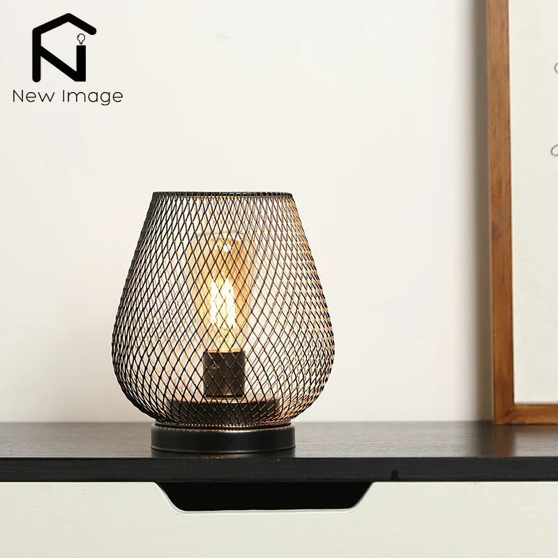 Cordless Metal Candle Holder: Nordic Elegance for Home Decor-4