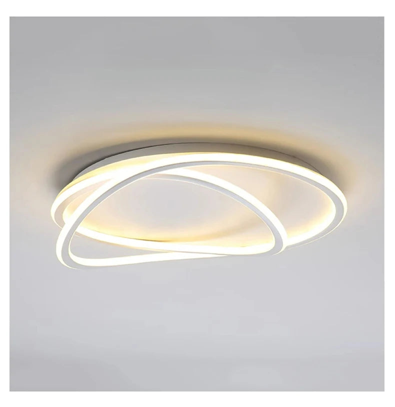 Modern LED Lights White Ceiling Light for Living Room Bedroom Study Lustre Home Decorative Ceiling Lamp Indoor Lighting Fixture