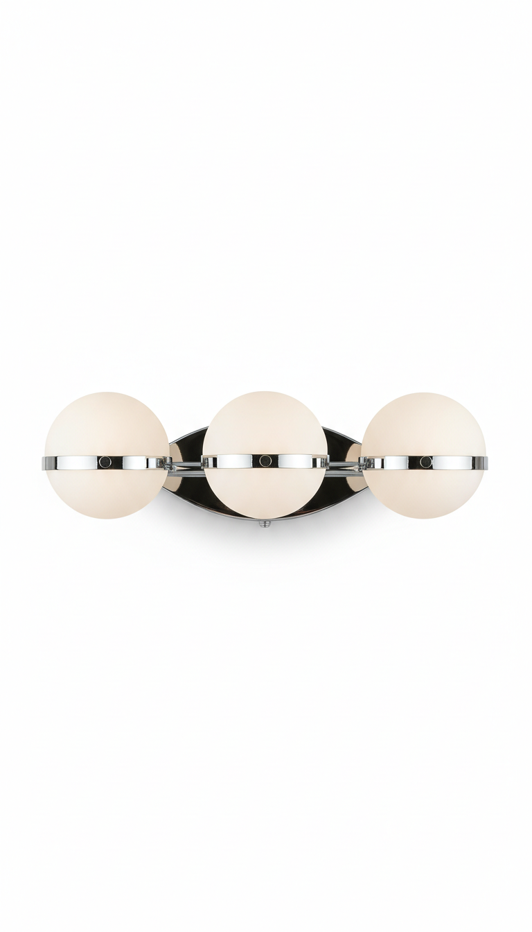 Chrome Vanity Light